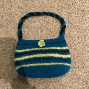 NWT Handmade felted purse